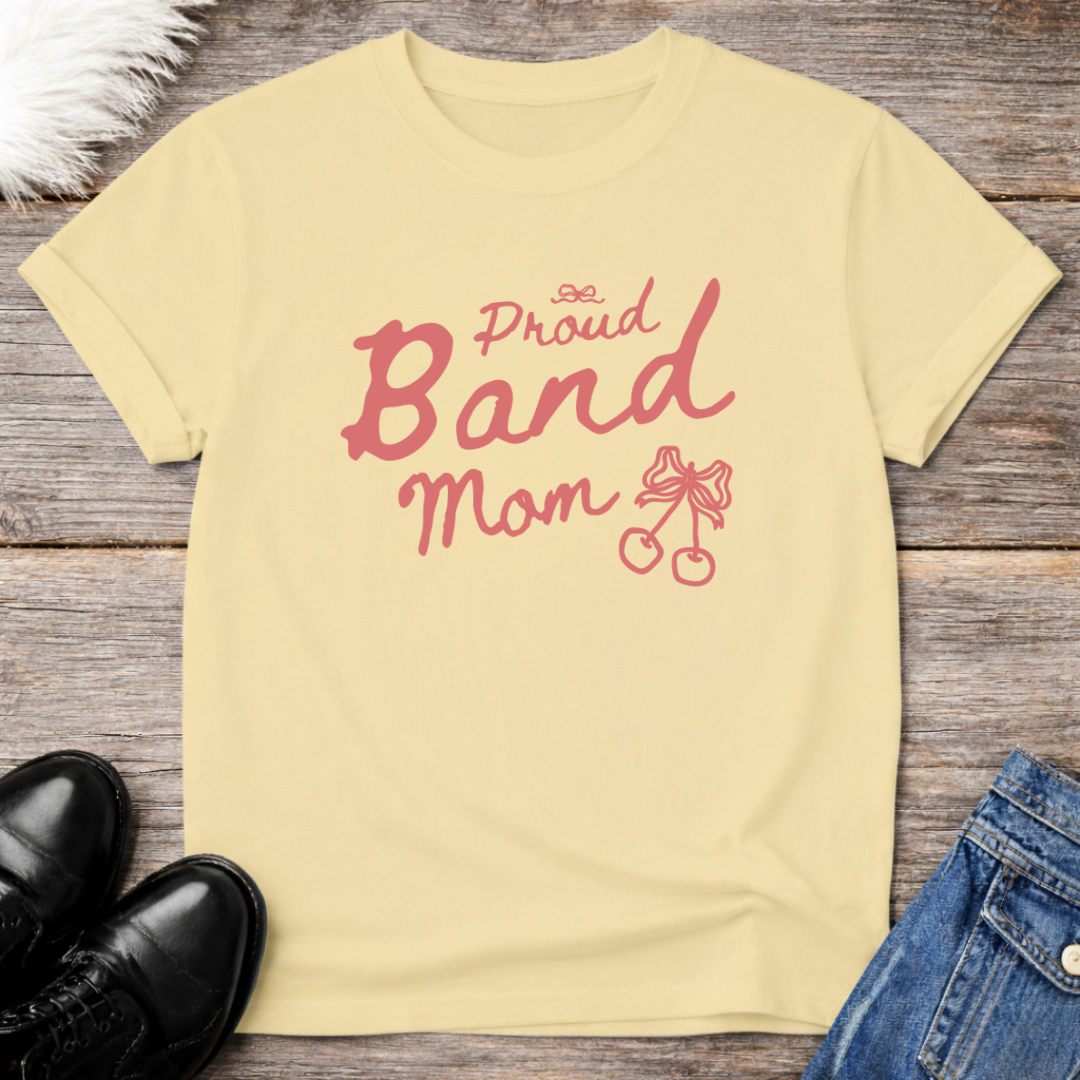 Proud Band Mom Doodle Tee