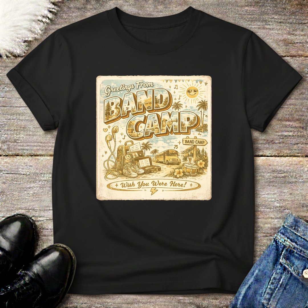 Band Camp Postcard Tee