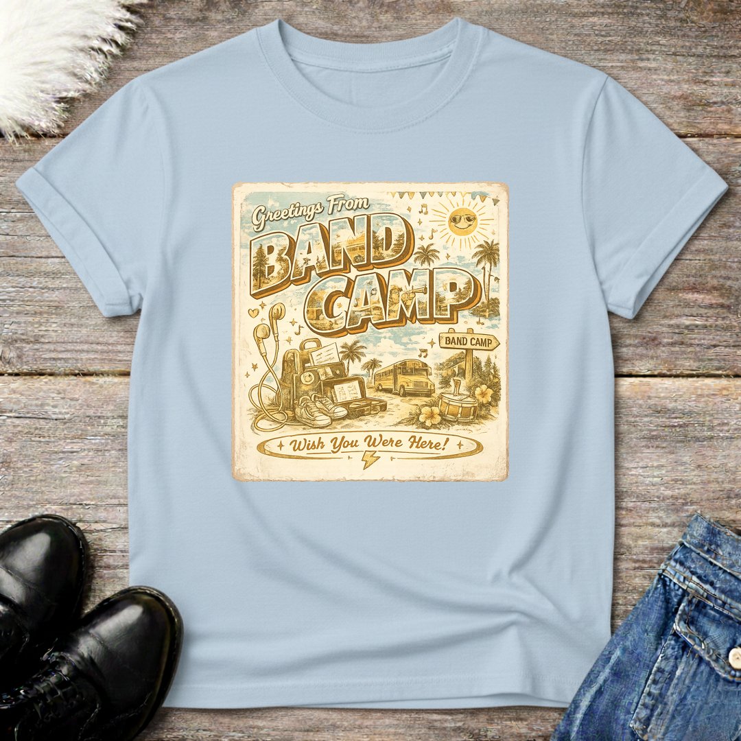 Band Camp Postcard Tee