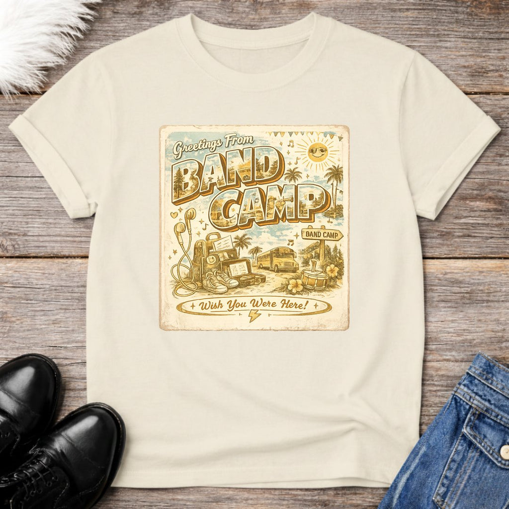 Band Camp Postcard Tee