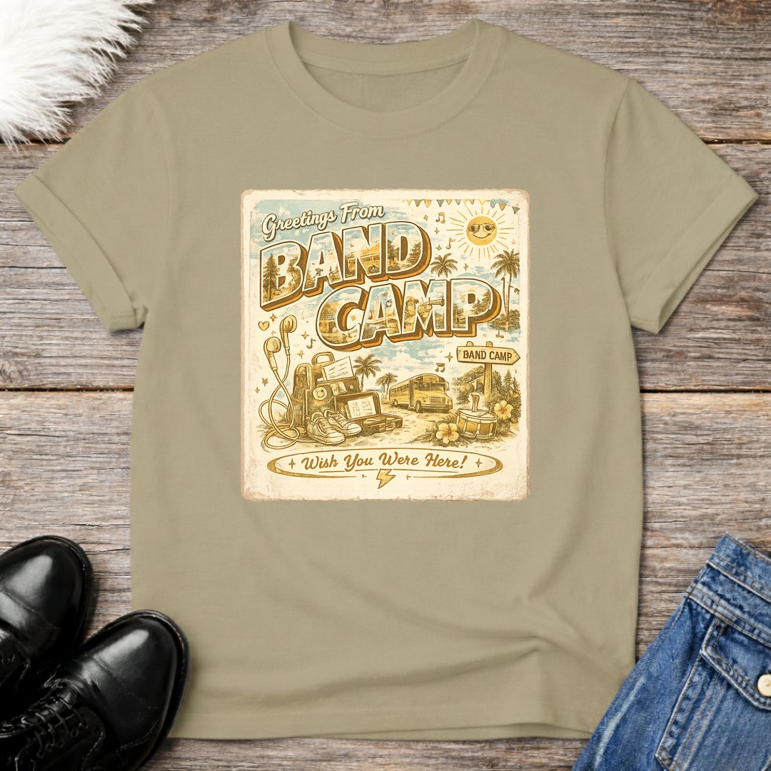 Band Camp Postcard Tee