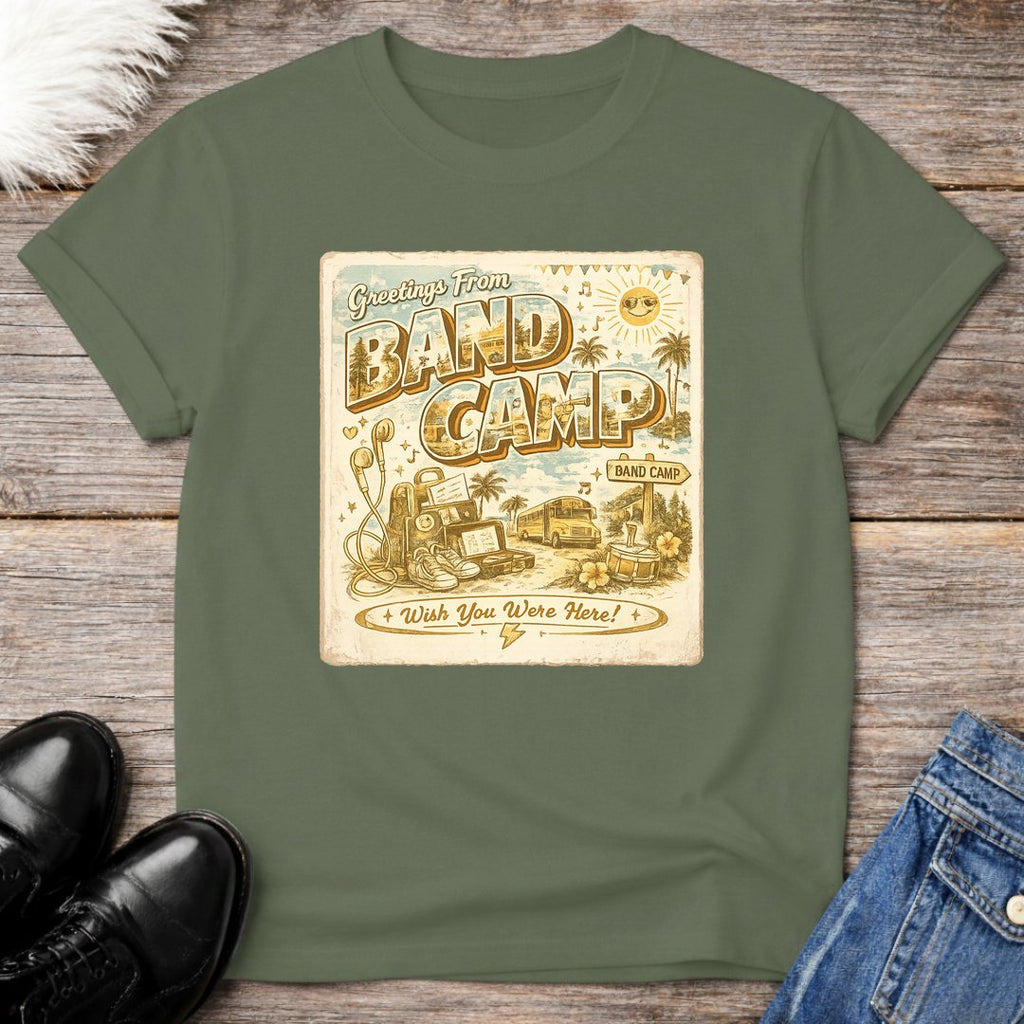 Band Camp Postcard Tee