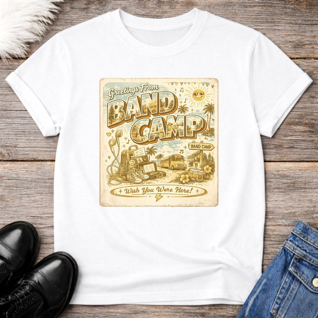 Band Camp Postcard Tee