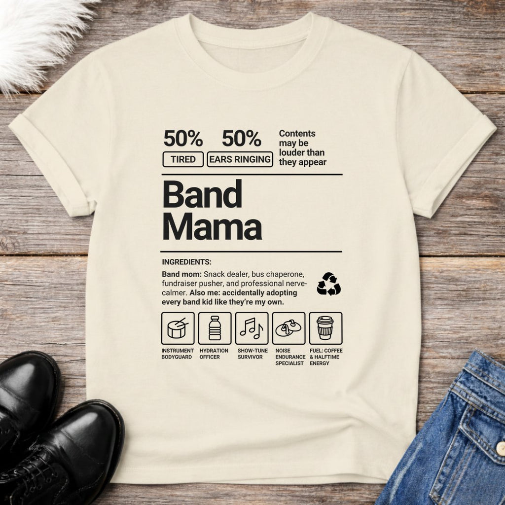 Band Mama Ingredients Tee