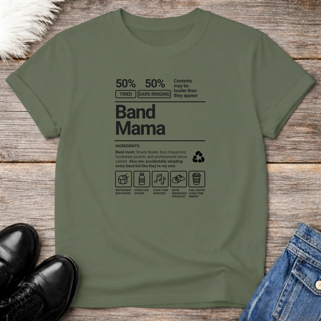 Band Mama Ingredients Tee