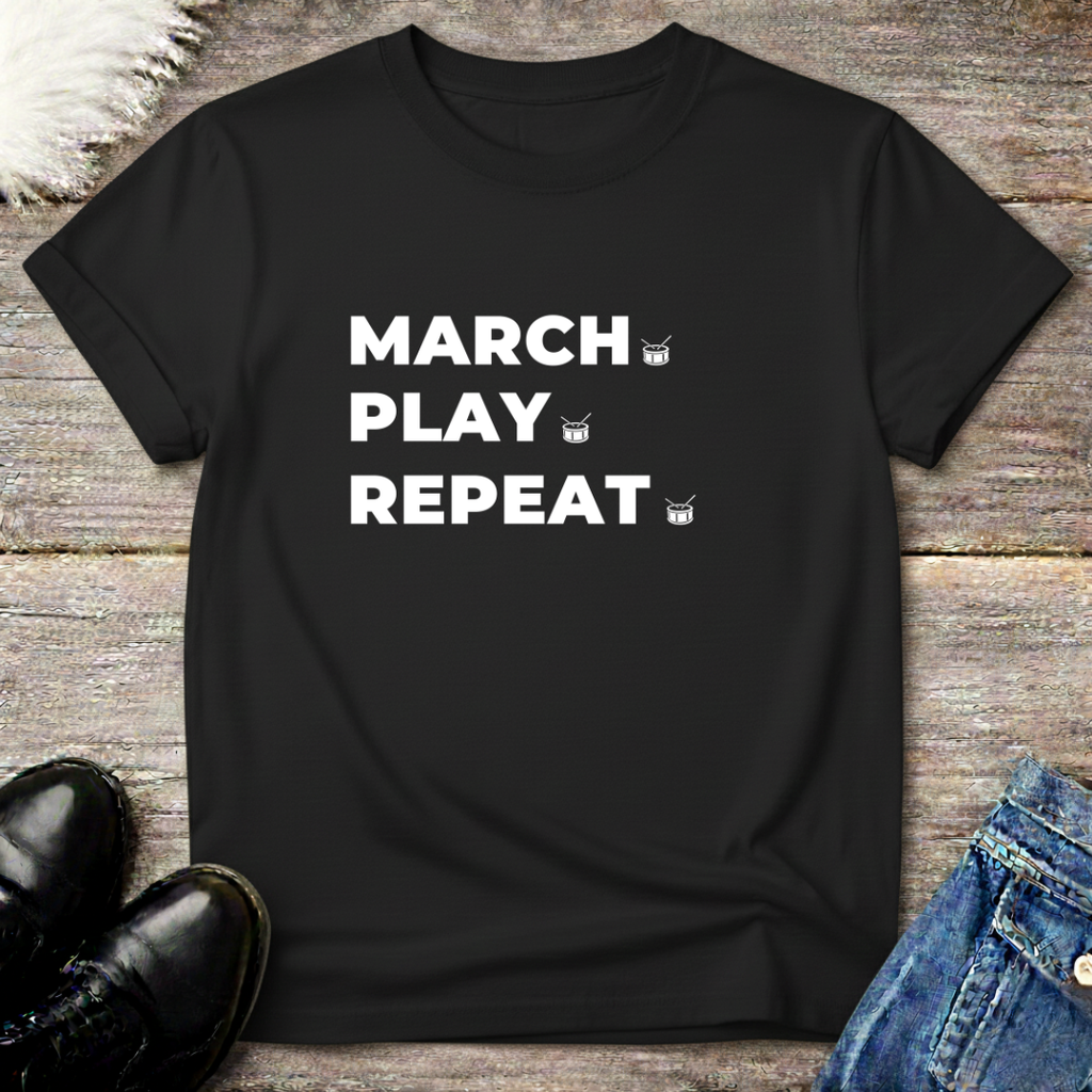 March Play Repeat Tee