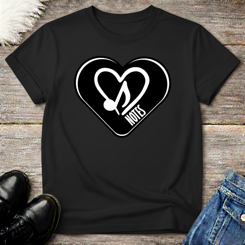 Heart Notes Graphic Tee