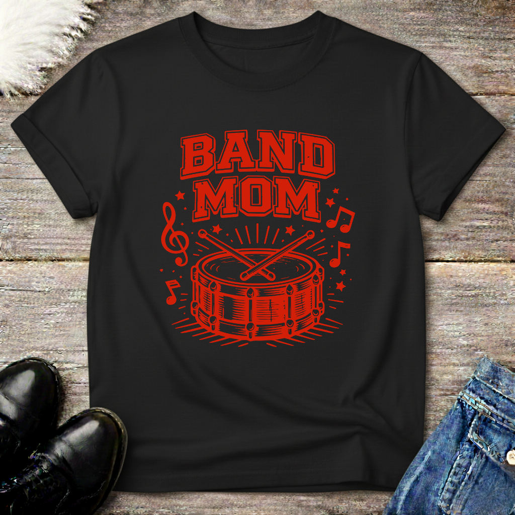 Band Mom Drum Graphic Tee