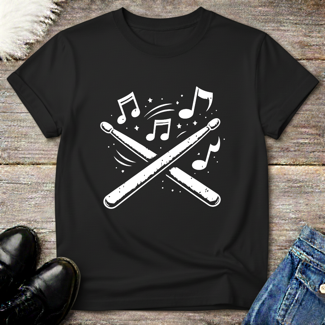 Drum Sticks Graphic Tee