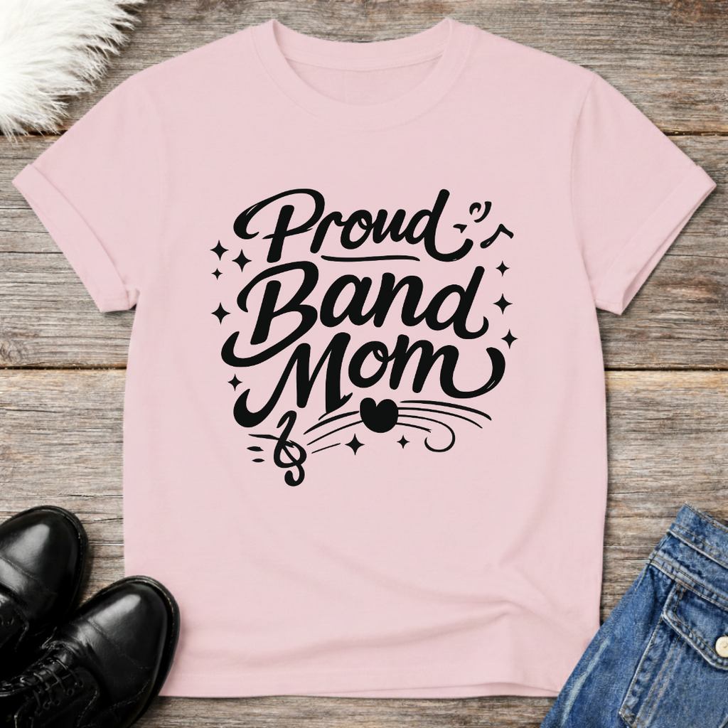 Proud Band Mom Graphic Tee