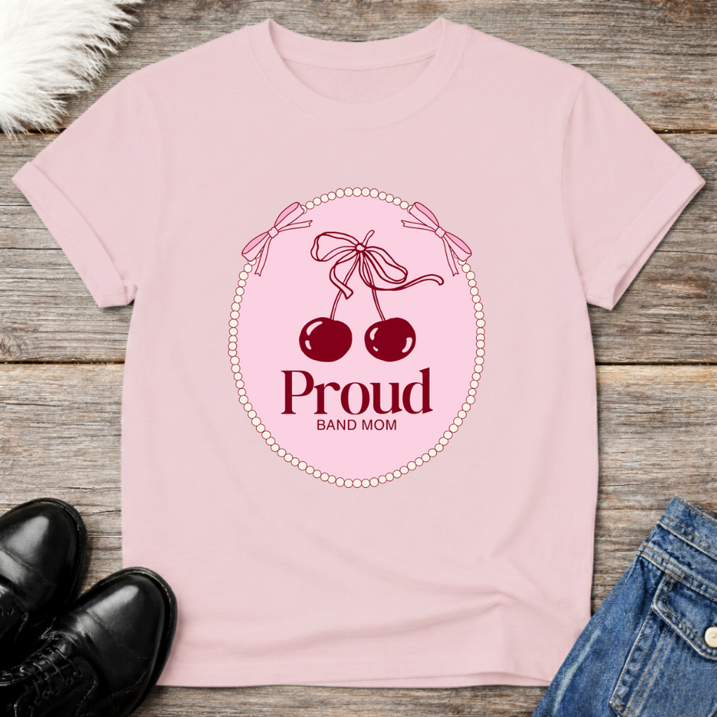 Proud Band Mom Coquette Tee