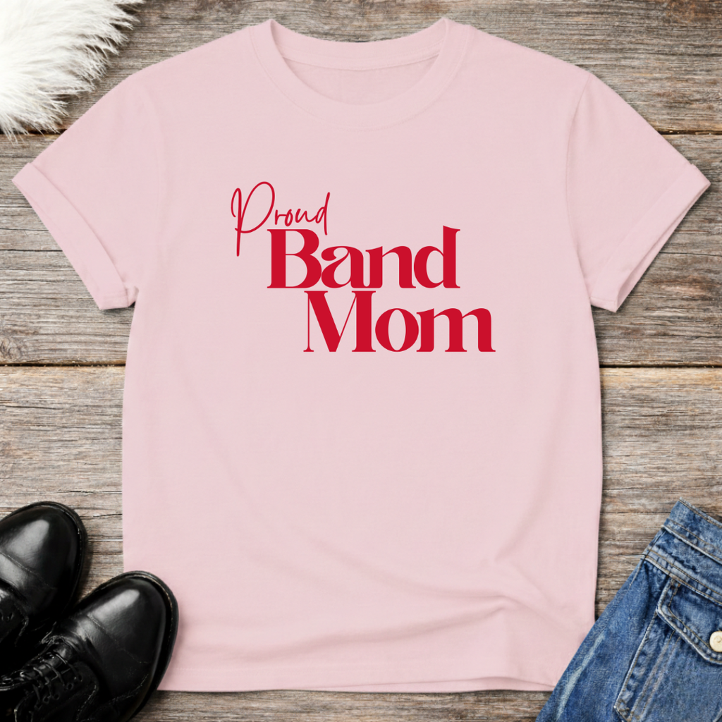 Cute Proud Band Mom Tee
