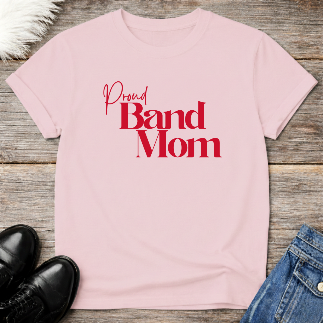 Cute Proud Band Mom Tee