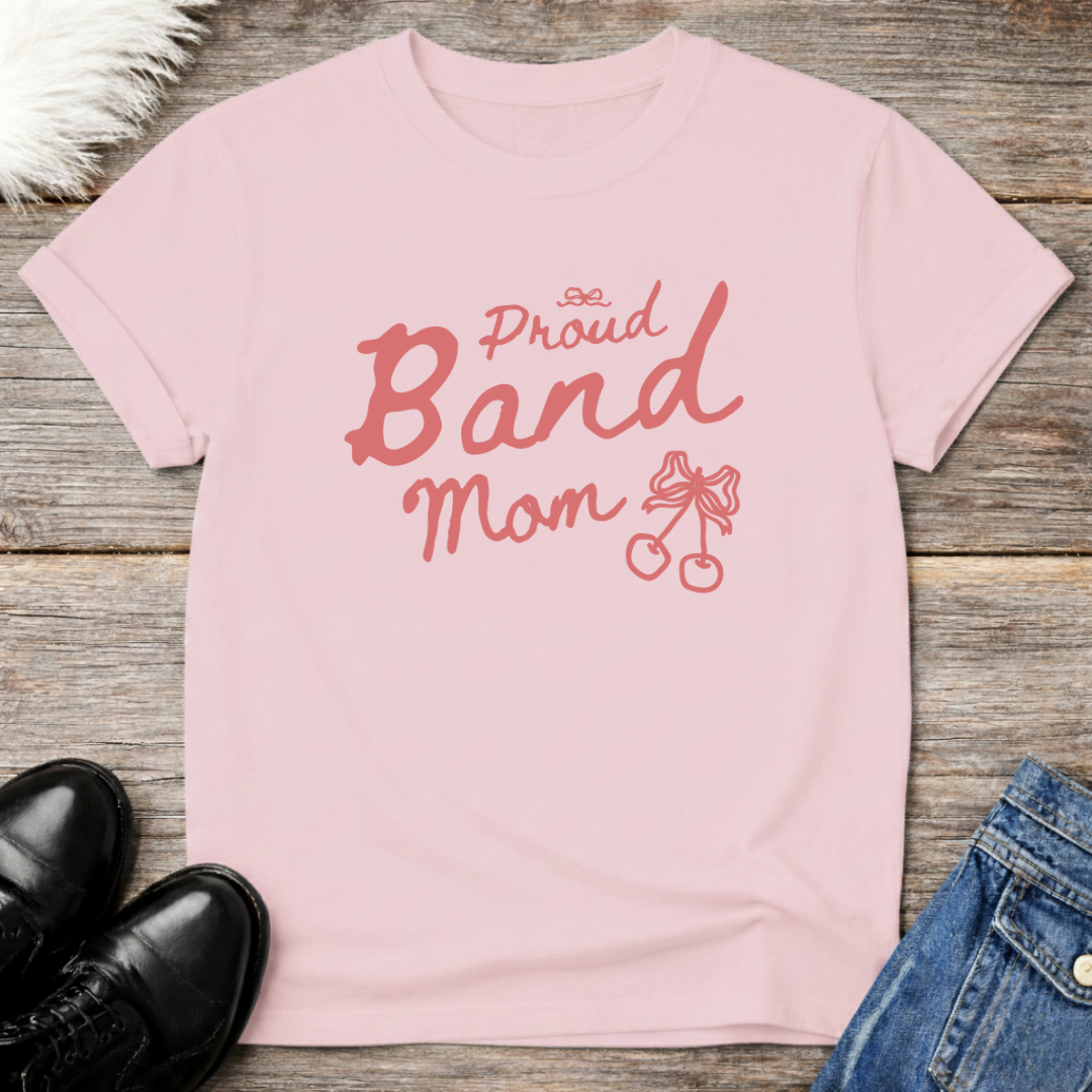 Proud Band Mom Doodle Tee
