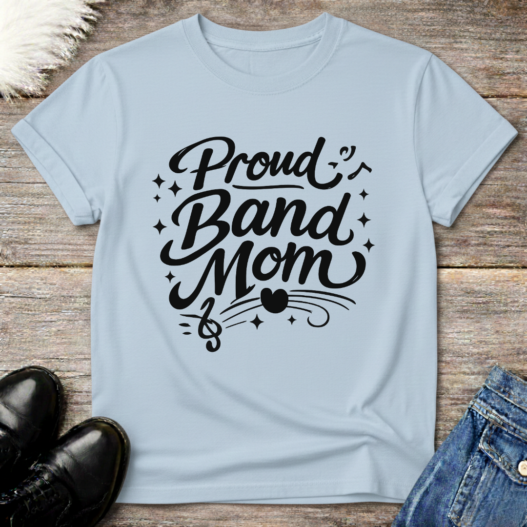 Proud Band Mom Graphic Tee