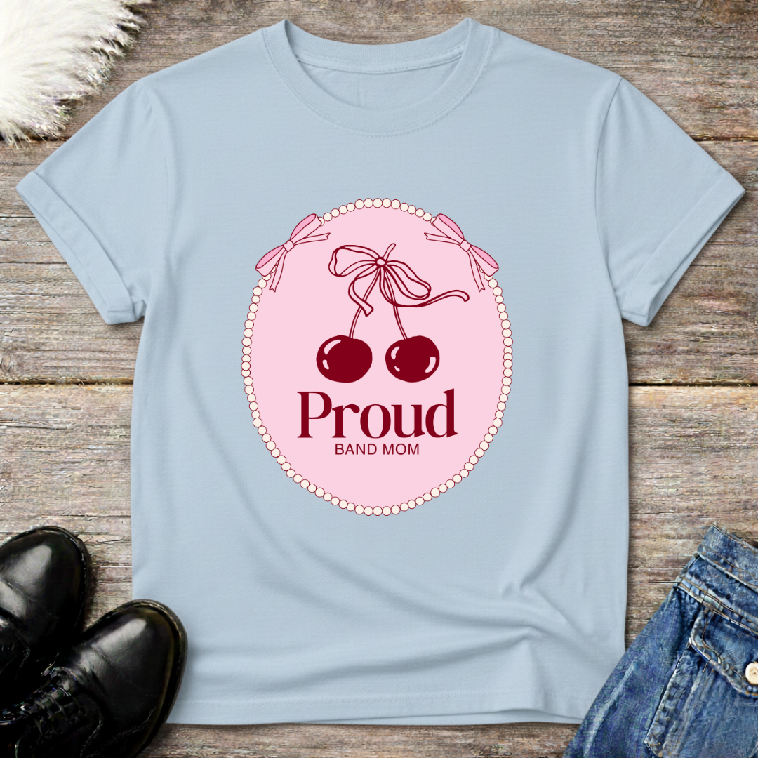 Proud Band Mom Coquette Tee