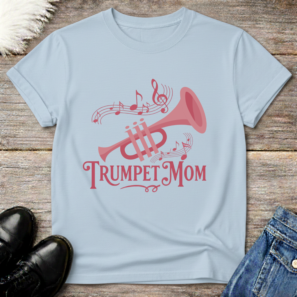 Pink Trumpet Mom Tee