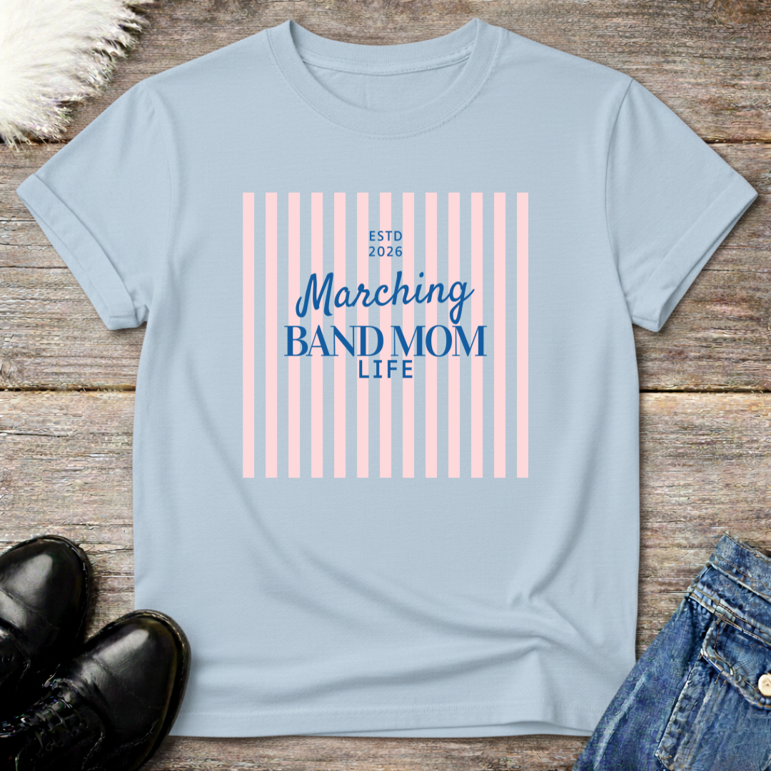 Band Mom Life Est 2026 Tee