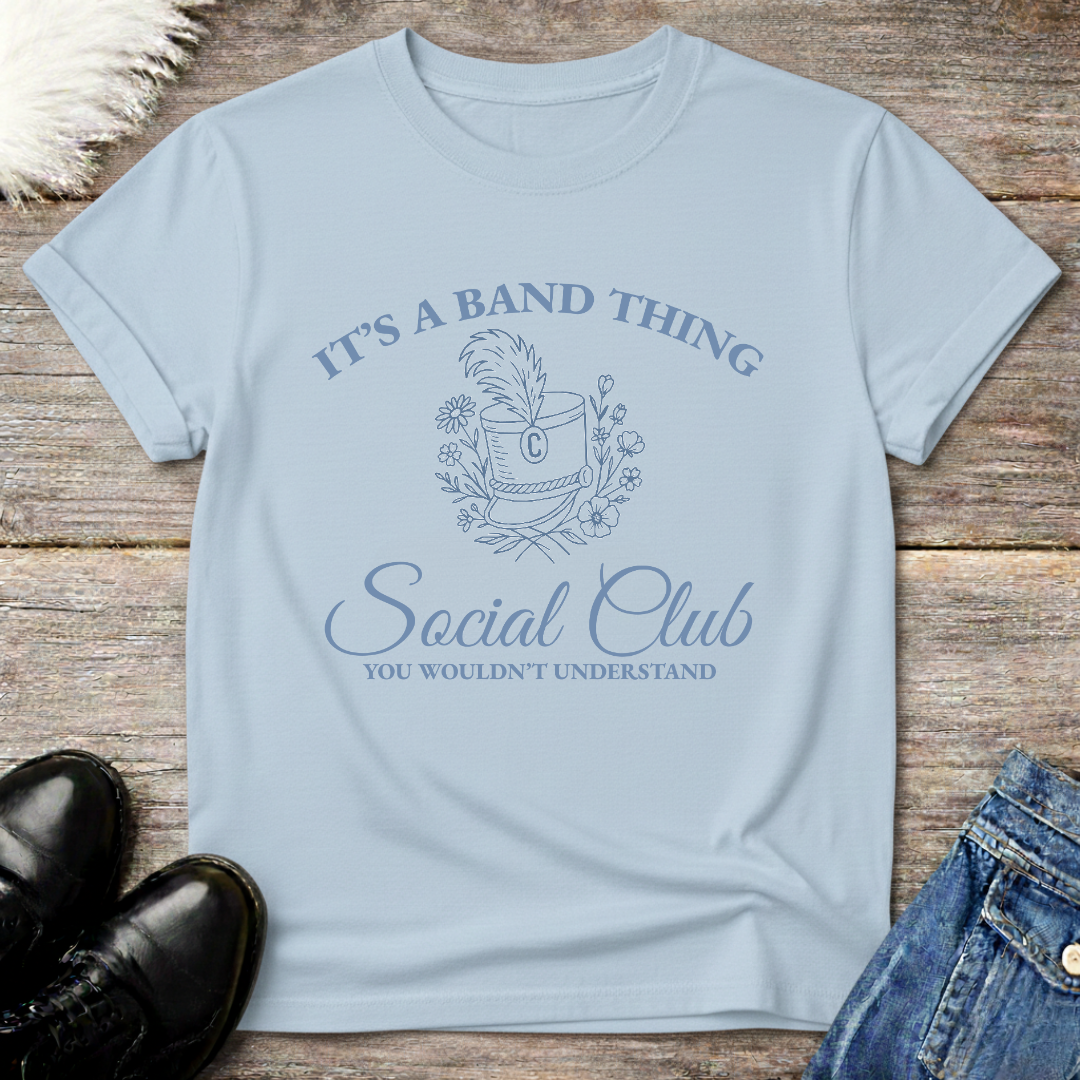 It's A Band Thing Social Club Floral T-Shirt