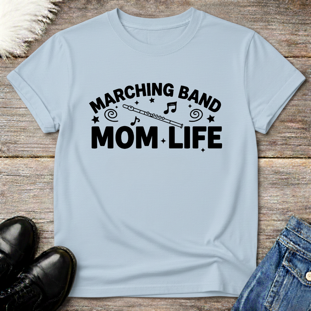 Mom Life Flute Tee