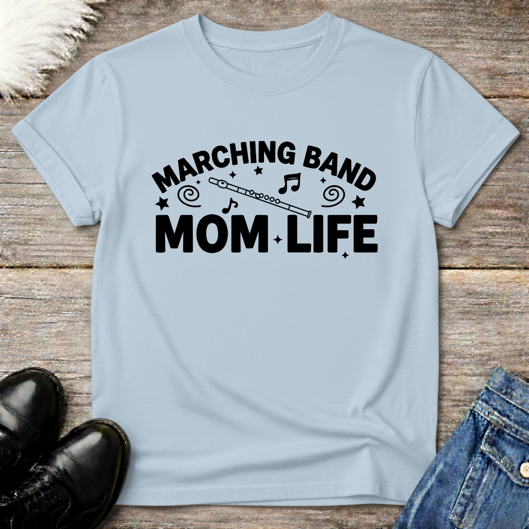 Mom Life Flute Tee