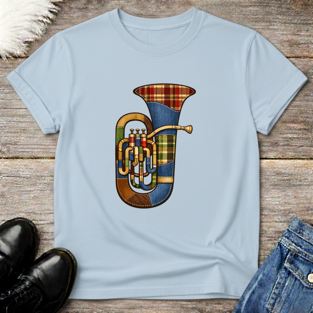 Tuba Faux Patchwork Tee