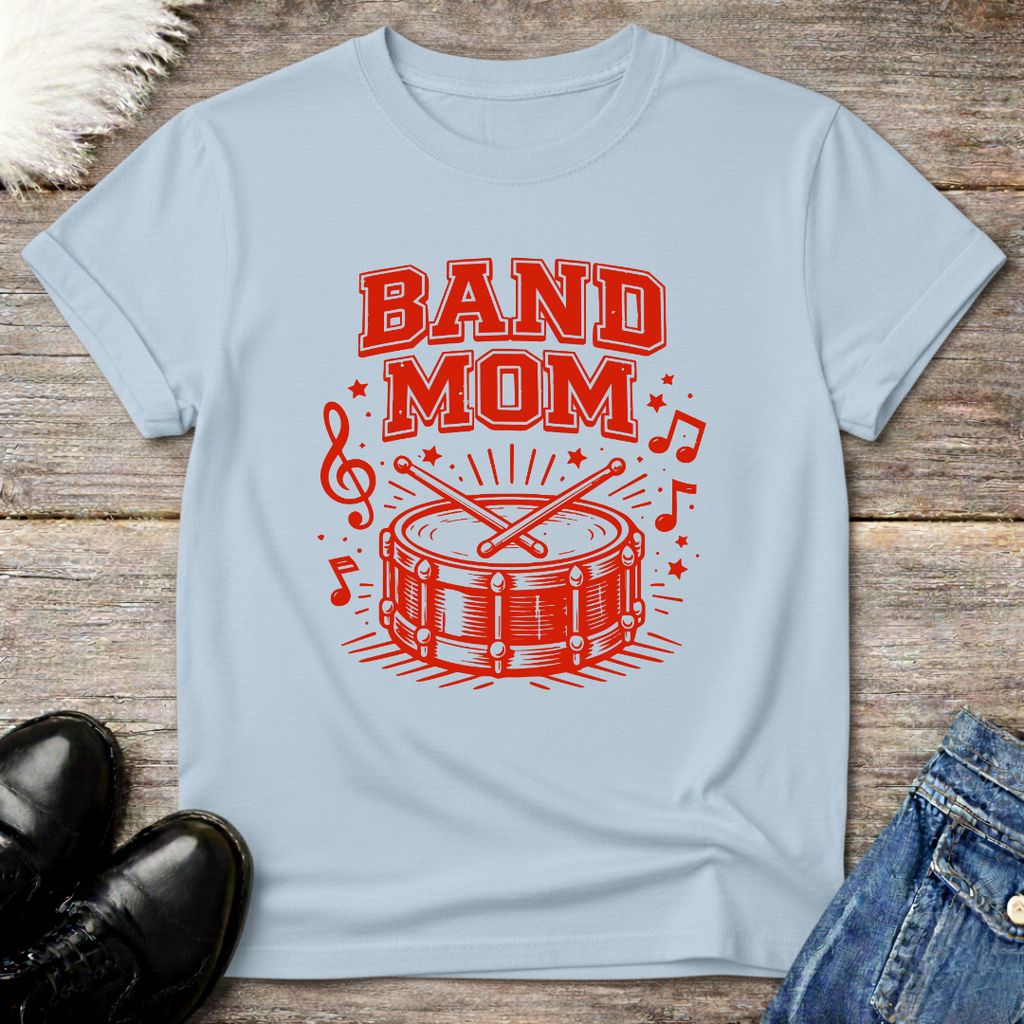 Band Mom Drum Graphic Tee