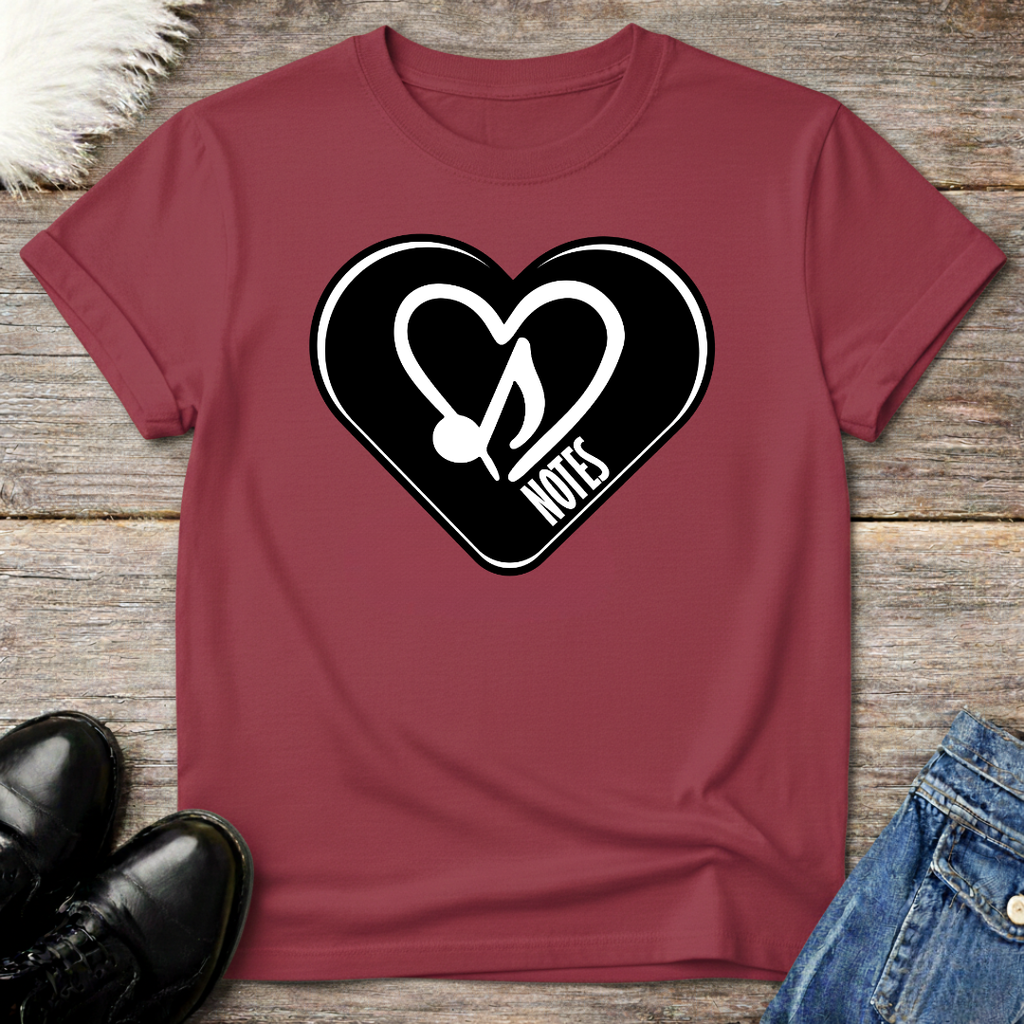 Heart Notes Graphic Tee