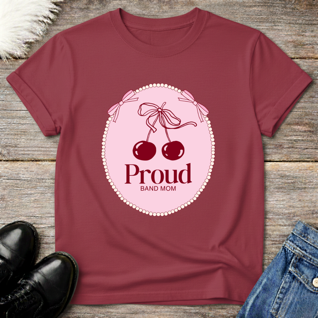 Proud Band Mom Coquette Tee