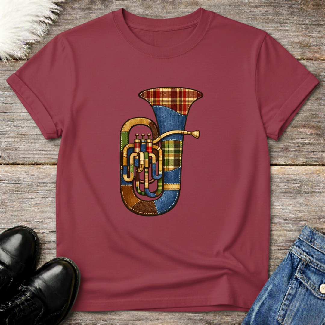 Tuba Faux Patchwork Tee