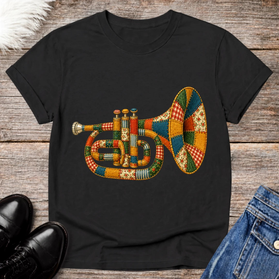 Faux Patchwork Mellophone Tee