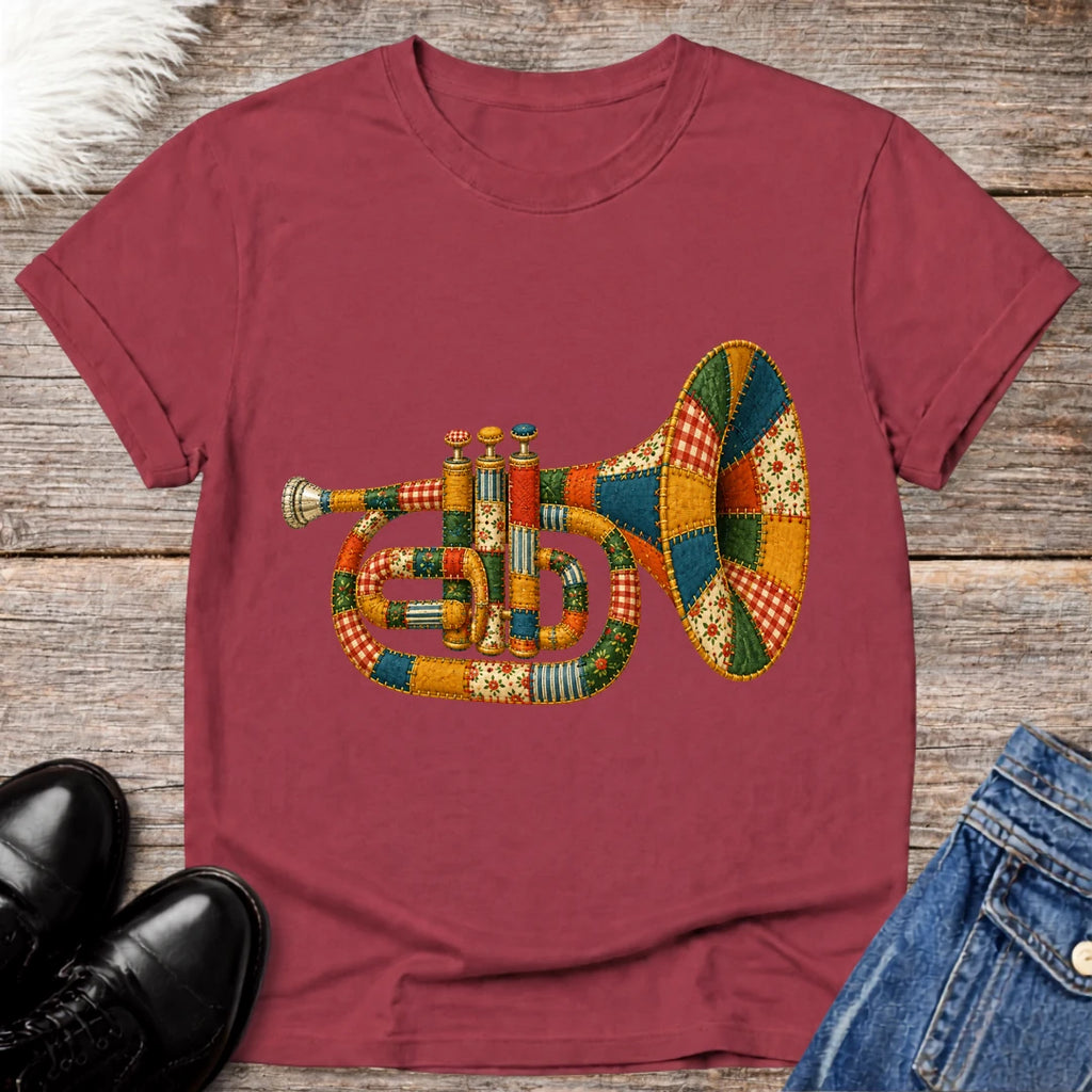 Faux Patchwork Mellophone Tee
