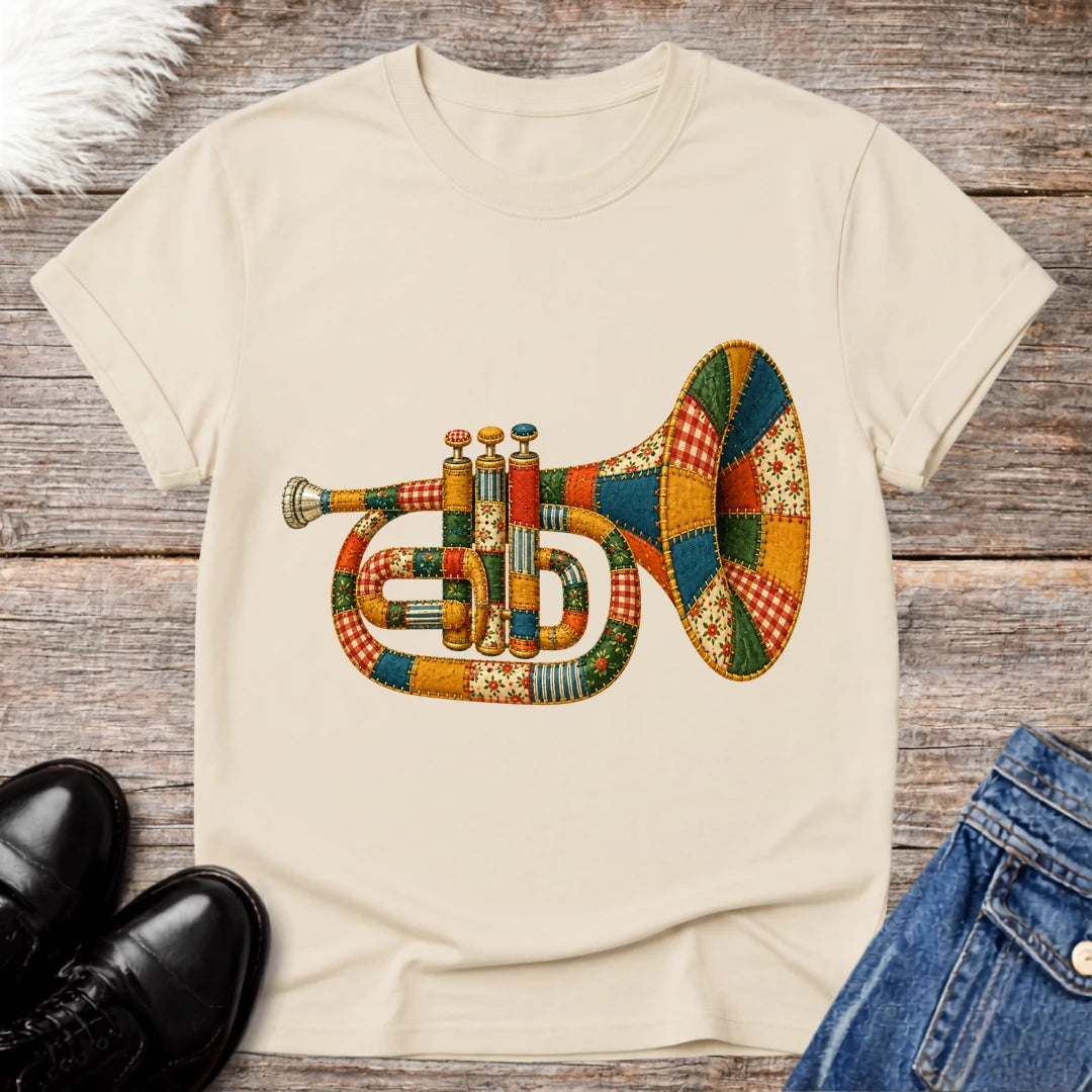 Faux Patchwork Mellophone Tee