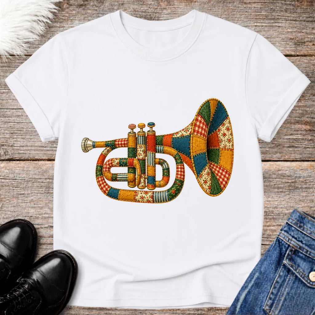 Faux Patchwork Mellophone Tee