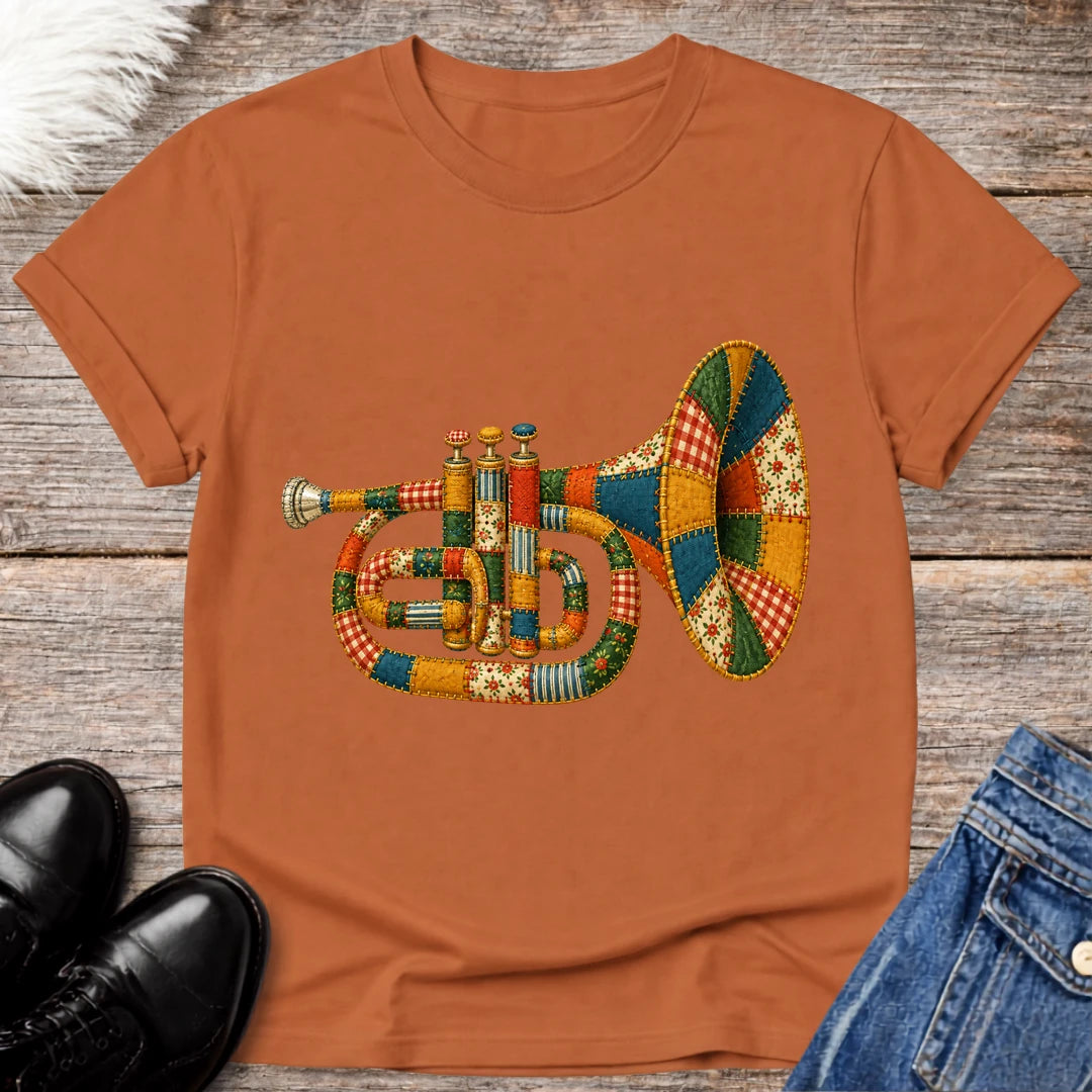 Faux Patchwork Mellophone Tee