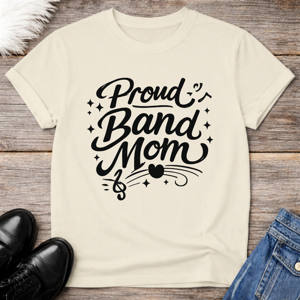 Proud Band Mom Graphic Tee