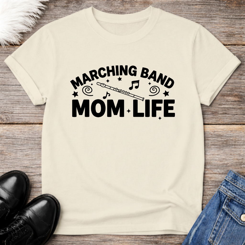 Mom Life Flute Tee