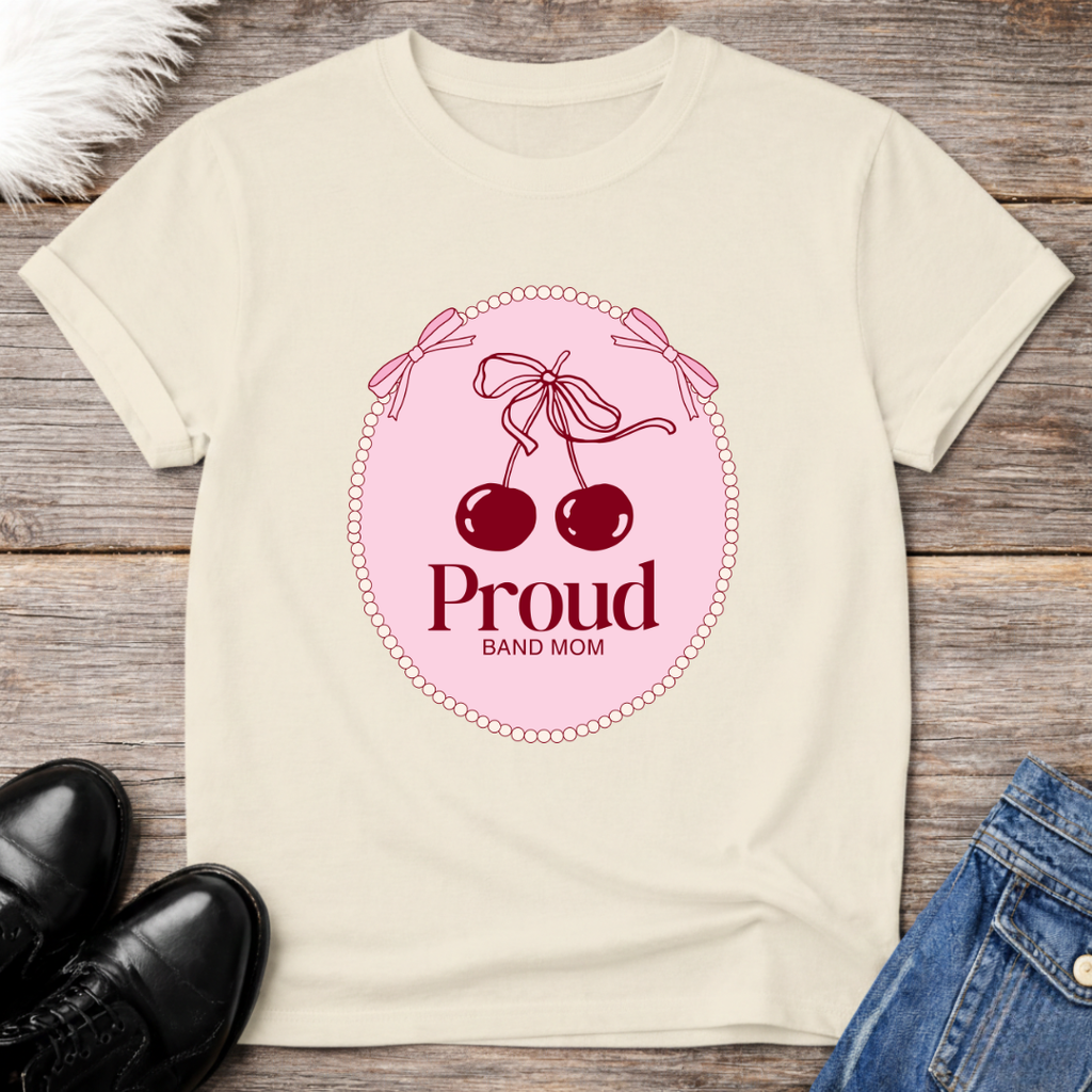 Proud Band Mom Coquette Tee