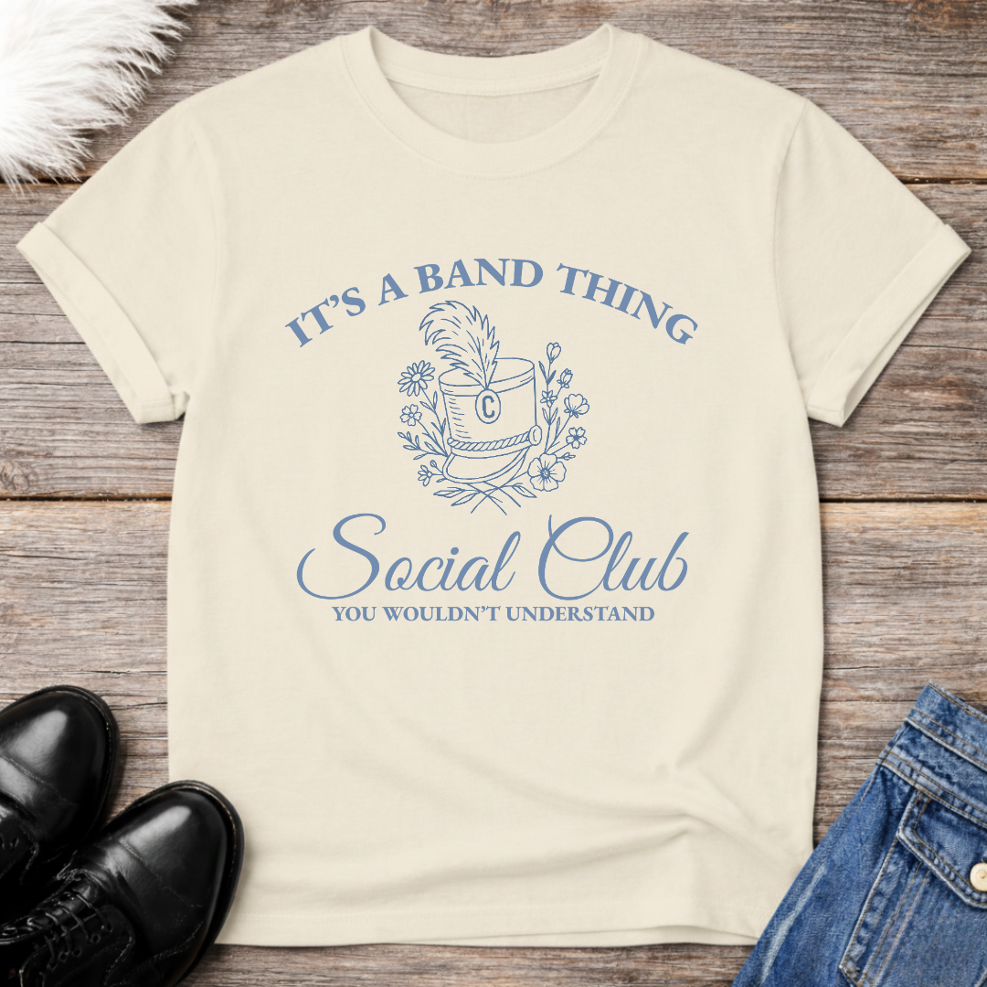 It's A Band Thing Social Club Floral T-Shirt