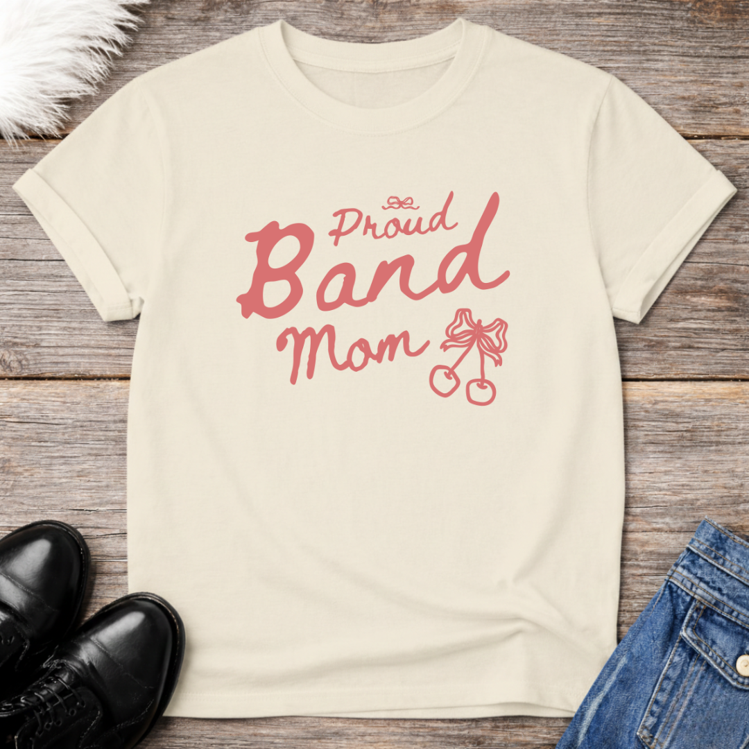 Proud Band Mom Doodle Tee