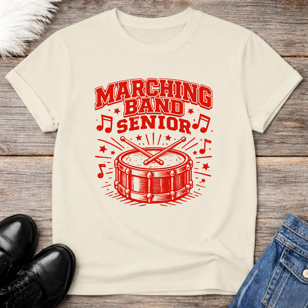 Band Senior Red Drum Tee