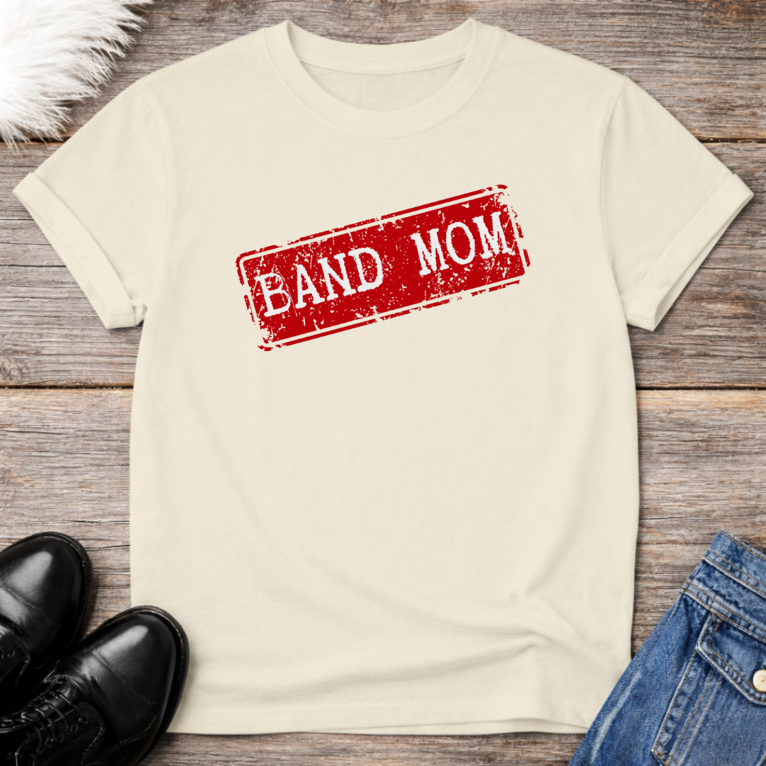 Grunge Band Mom Graphic T-Shirt