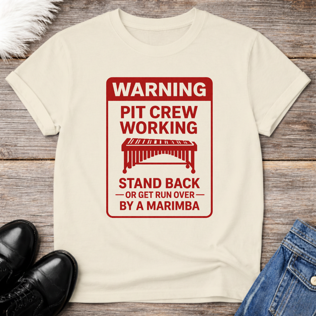 Warning Pit Crew Tee