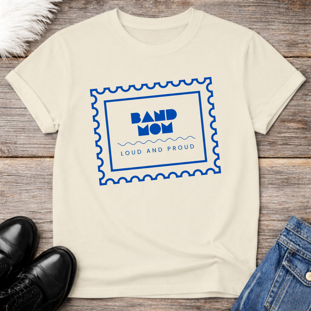 Band Mom Doodle Stamp Tee