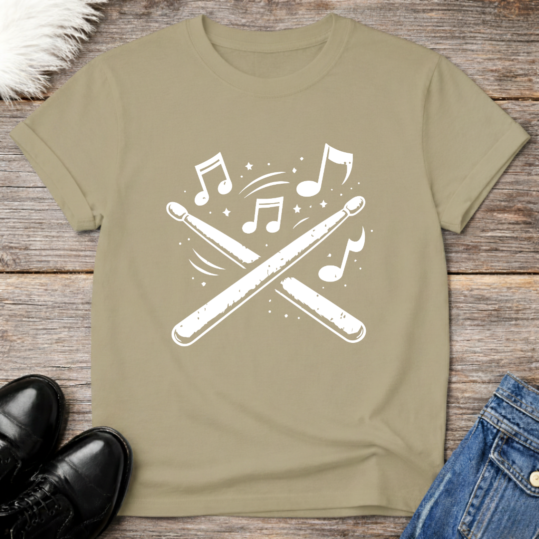 Drum Sticks Graphic Tee