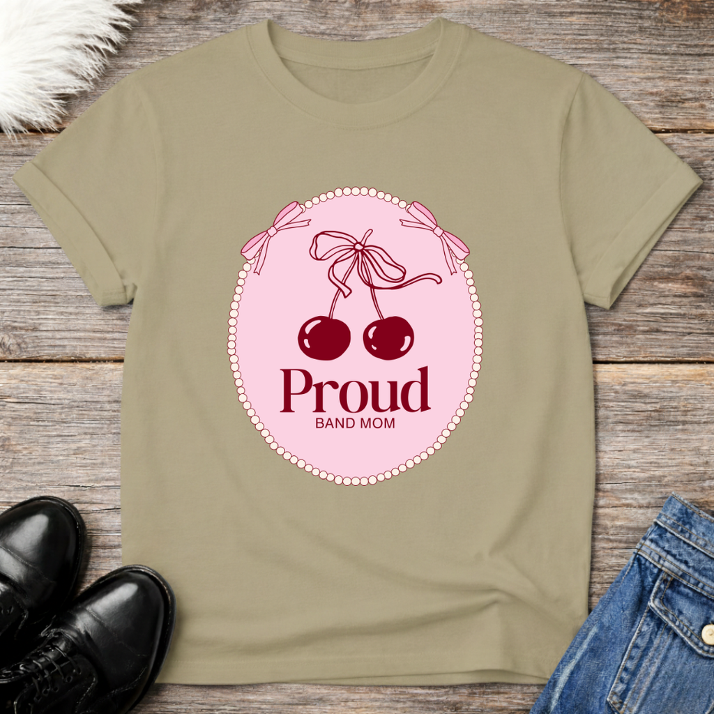 Proud Band Mom Coquette Tee