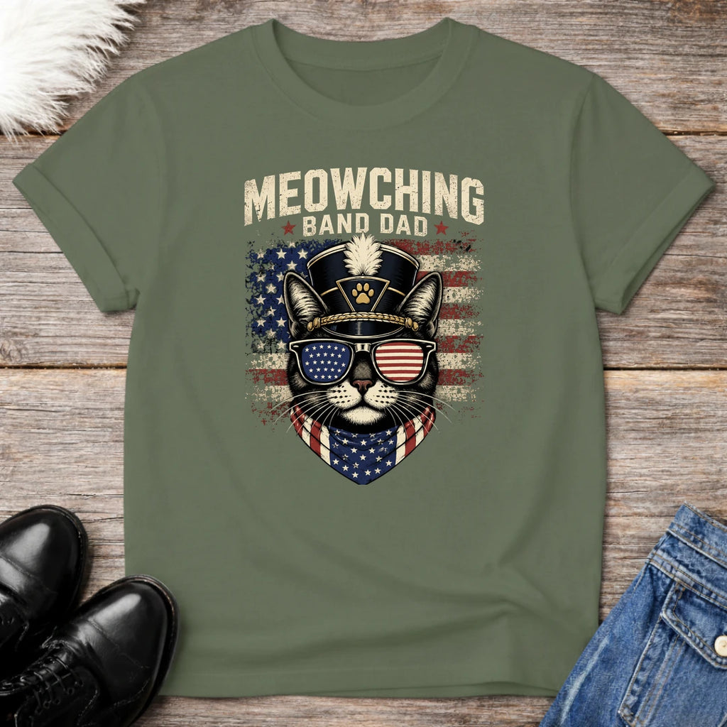 Meowching Band Dad Tee