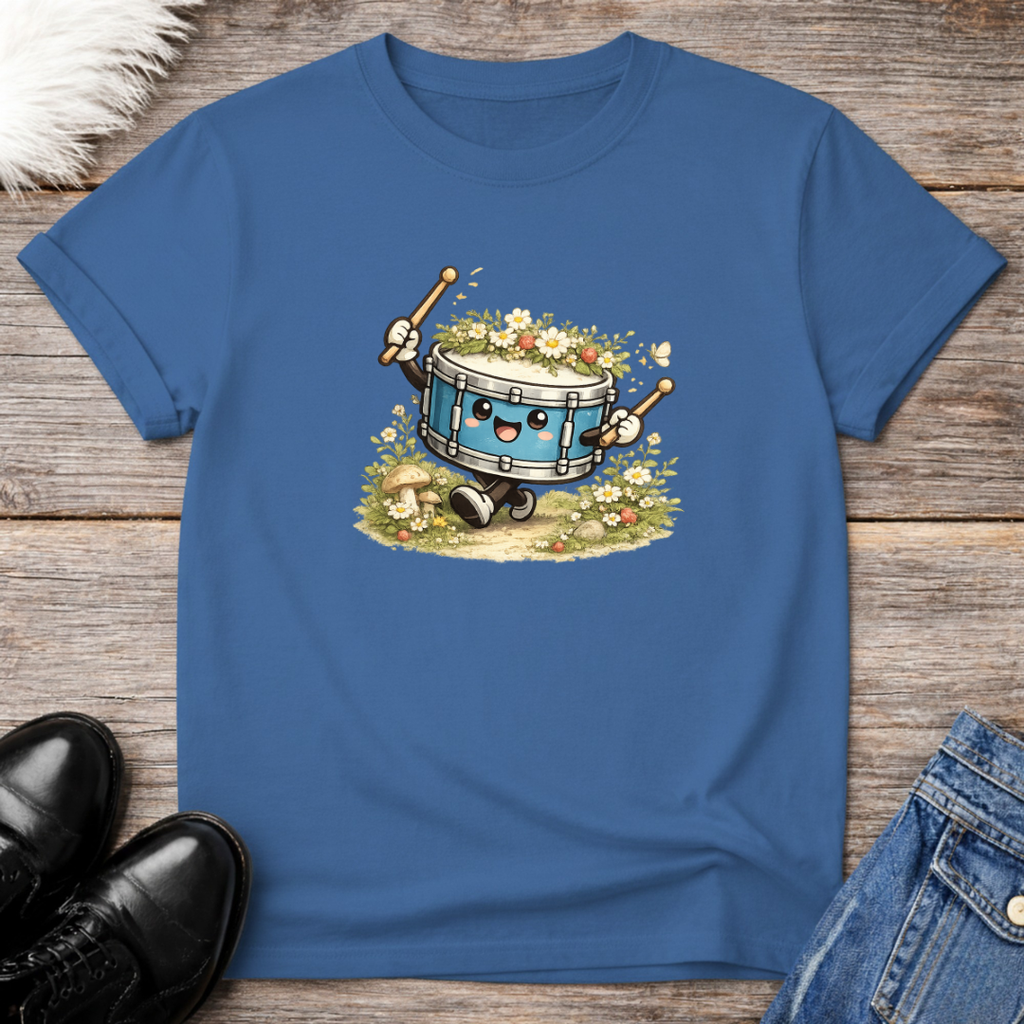 Floral Kawaii Snare Drum Tee