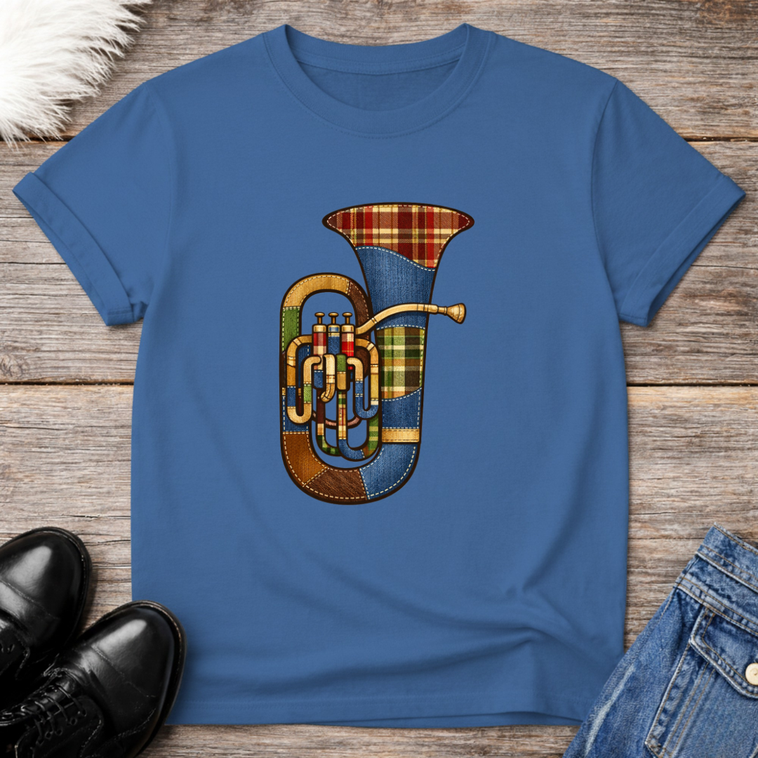Tuba Faux Patchwork Tee