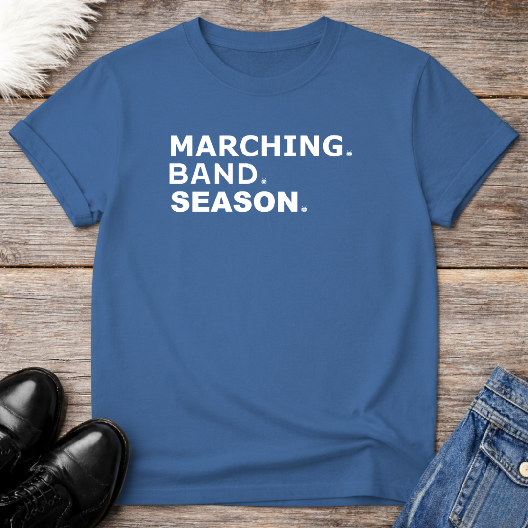 Marching Band Season Monochrome T-Shirt